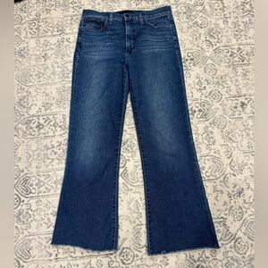 Joe's Jeans Molly High Rise Dark Blue Flare Women's Jeans